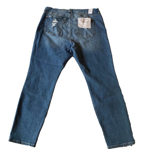 NWT Good American Good Legs Distressed Skinny Jeans Size 22 - Picture 5 of 15